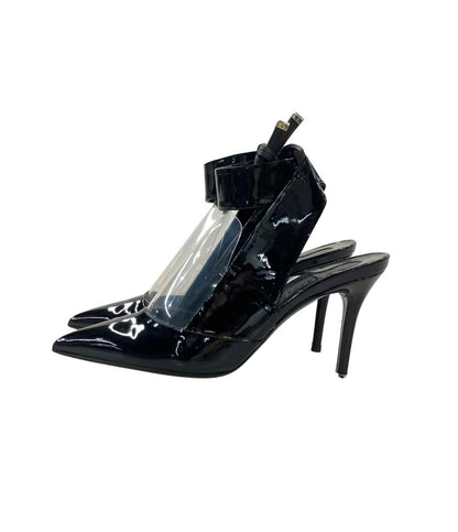 訳あり Salvatore Ferragamo パンプス エナメル レザー レディース SIZE 6 1/2 サルヴァトーレフェラガモ