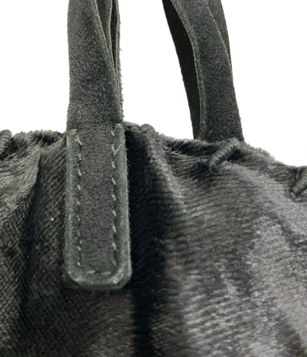 訳あり PRADA ハンドバッグ スエード レディース プラダ