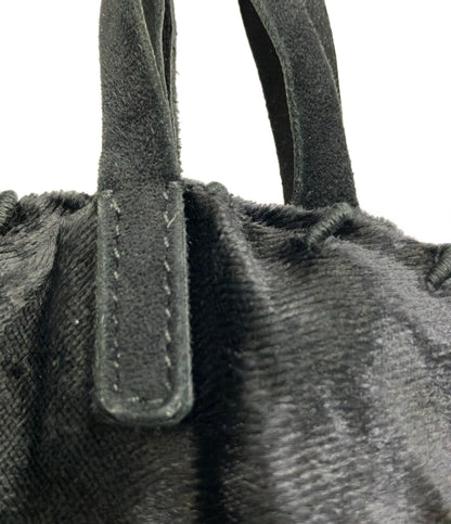 訳あり PRADA ハンドバッグ スエード レディース プラダ