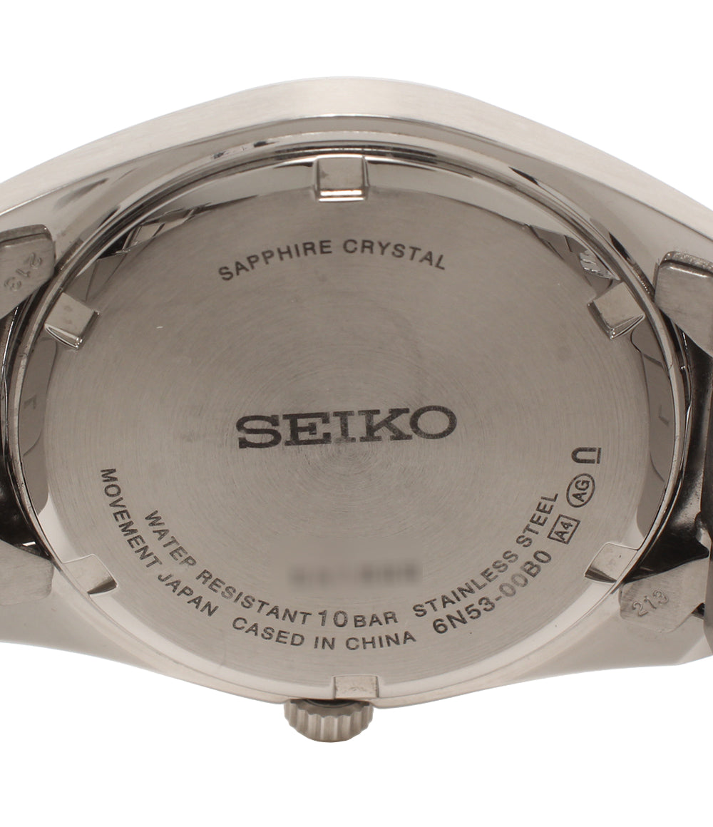 美品 SEIKO 腕時計 セレクション クオーツ シルバー 6N53-00B0 メンズ セイコー