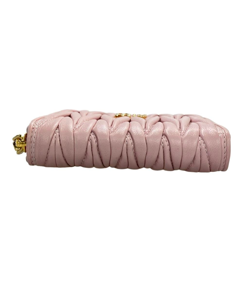美品 MiuMiu コインケース カードケース マテラッセ マトラッセ レディース ミュウミュウ