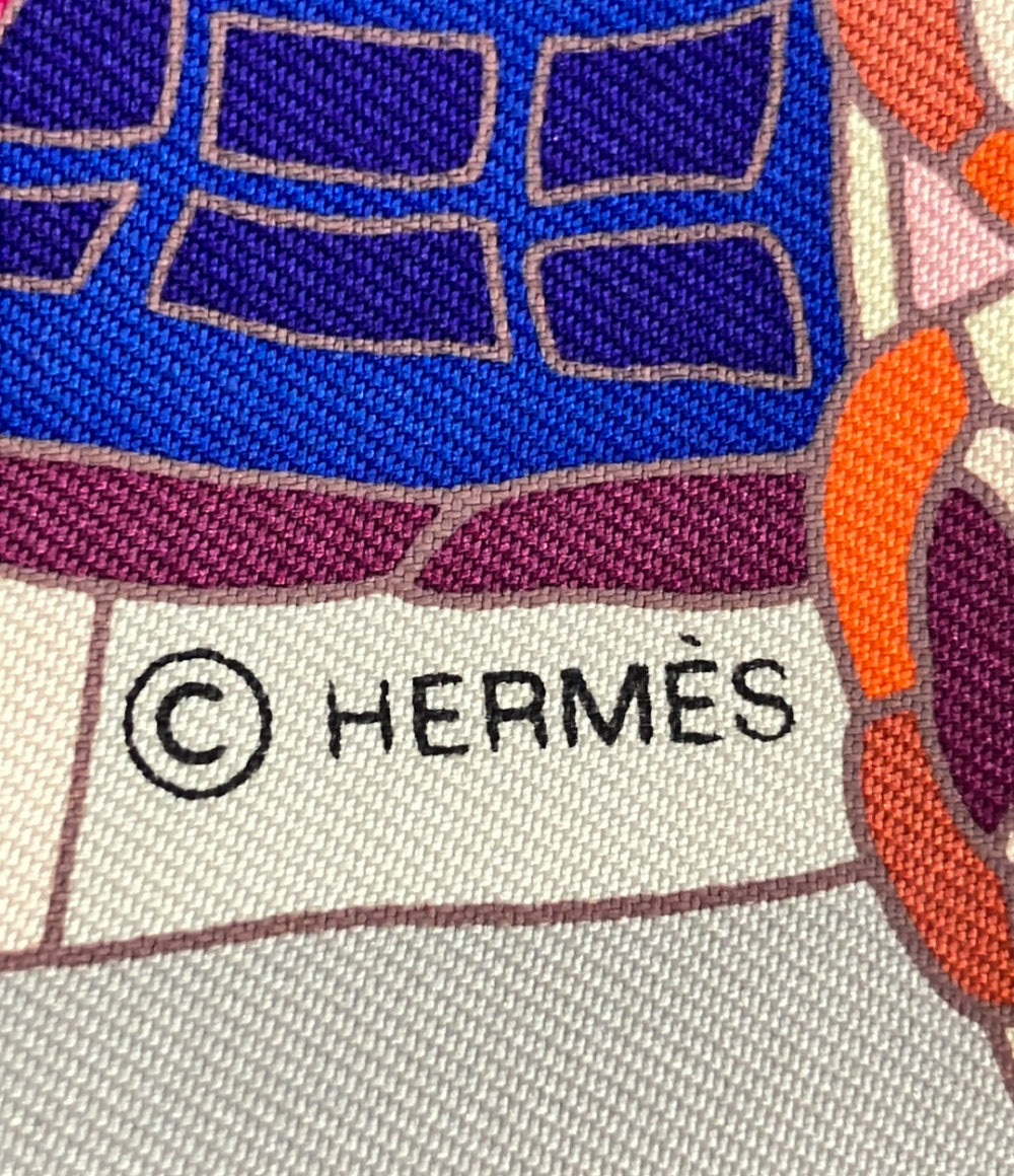 HERMES スカーフ カレ90 シルク100% ピュテアスの航海 レディース エルメス