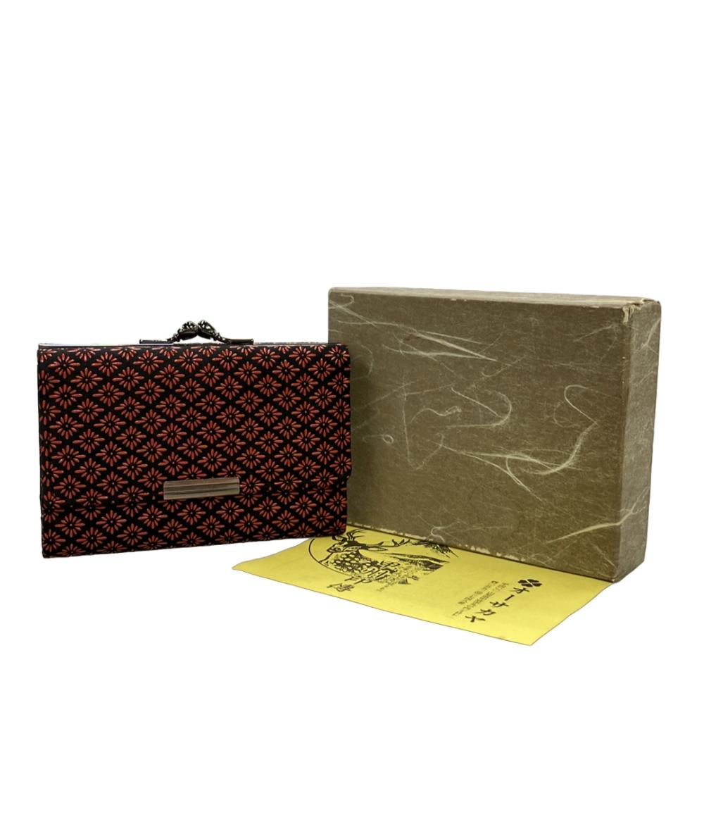 INDENYA 三つ折りがま口財布 レディース 印傳屋