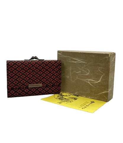 INDENYA 三つ折りがま口財布 レディース 印傳屋