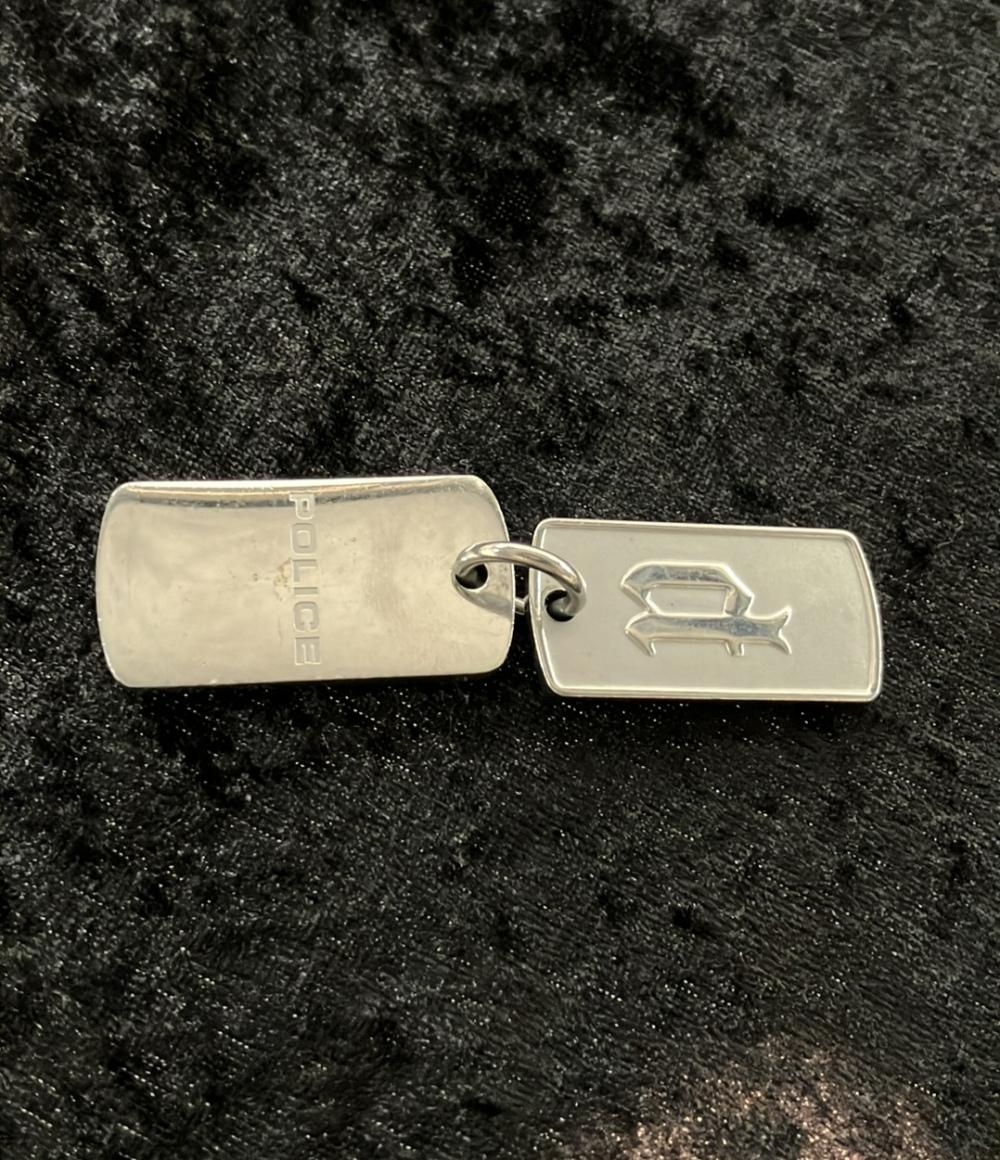 ポリス ペンダントトップ ダブルプレート メンズ POLICE