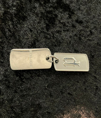 ポリス ペンダントトップ ダブルプレート メンズ POLICE