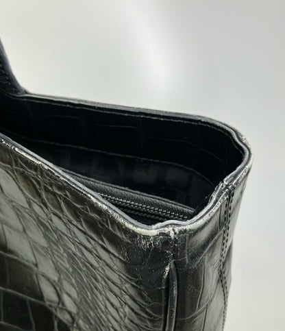 FURLA トートバッグ ショルダーバッグ 2WAY クロコ型押し レザー レディース フルラ