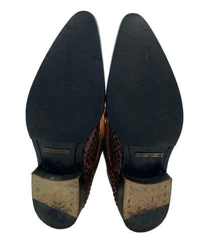 DOLCE&GABBANA ウエスタンブーツ パイソンレザー メンズ SIZE 7 25.0 ドルチェアンドガッバーナ