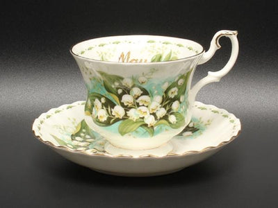 ロイヤルアルバート カップ＆ソーサー フラワー オブ ザ マンス 5月 スズラン ROYAL ALBERT