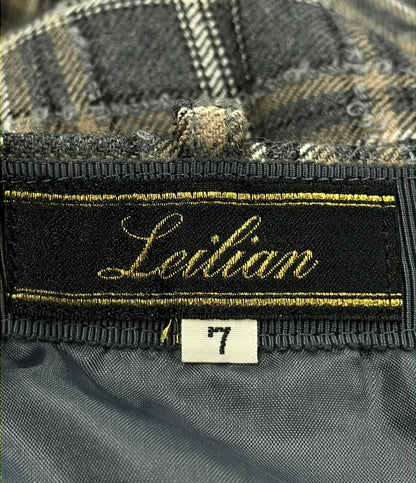 美品 レリアン チェックスカート レディース SIZE 7 (S) Leilian