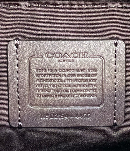 美品 COACH トートバッグ ショルダーバッグ 肩掛け シグネチャー 4455 レディース コーチ