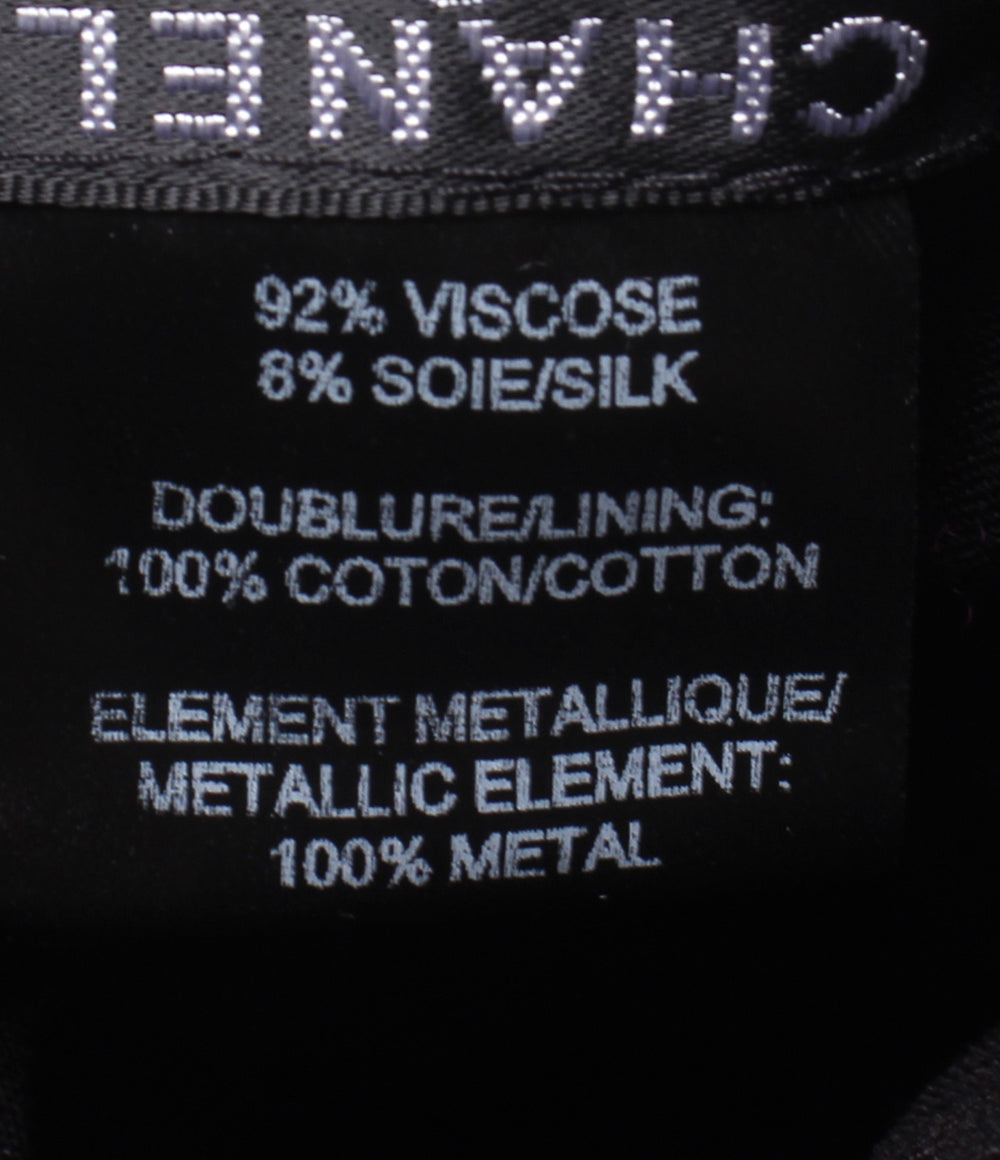 CHANEL ベレー帽 ベロア レディース SIZE S シャネル
