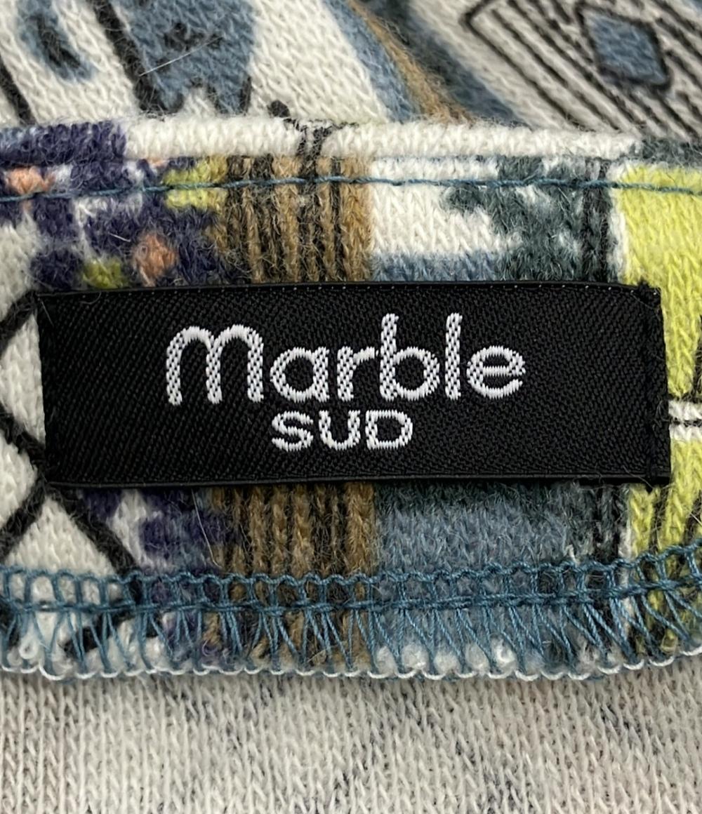 美品 マーブルシュッド 長袖ワンピース レディース marble SUD