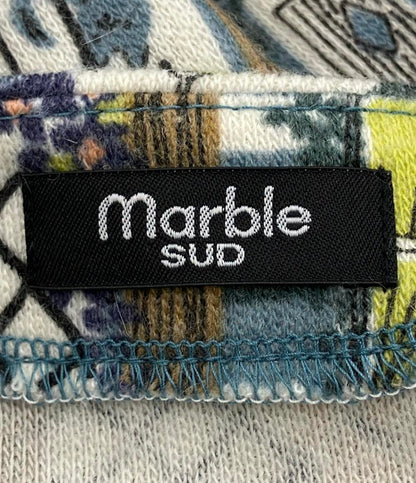 美品 マーブルシュッド 長袖ワンピース レディース marble SUD