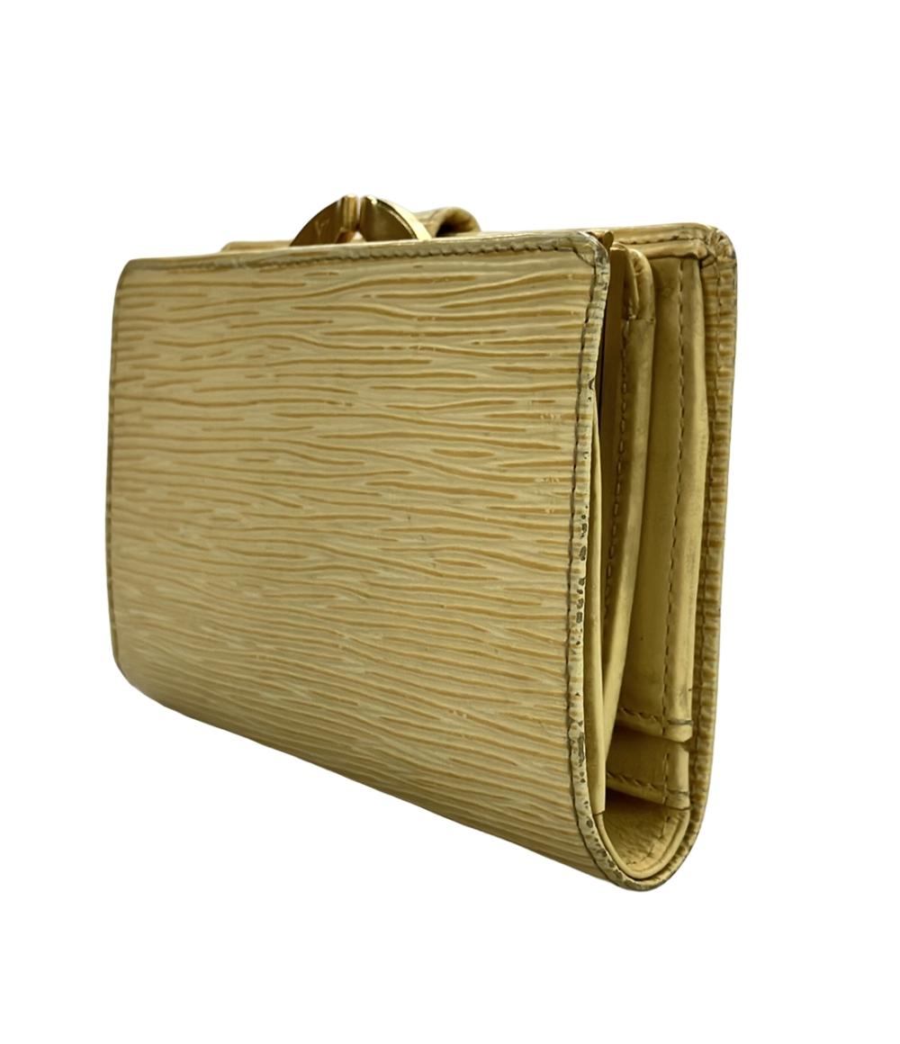 ルイ・ヴィトン 二つ折り財布 ポルトモネビエ ヴィエノワ エピ M63249 レディース LOUIS VUITTON