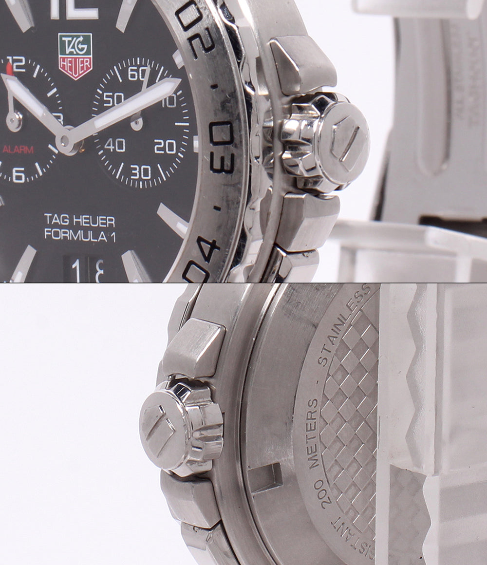 TAG HEUER 腕時計 フォーミュラ1 クオーツ ブラック WAU111A メンズ タグホイヤー