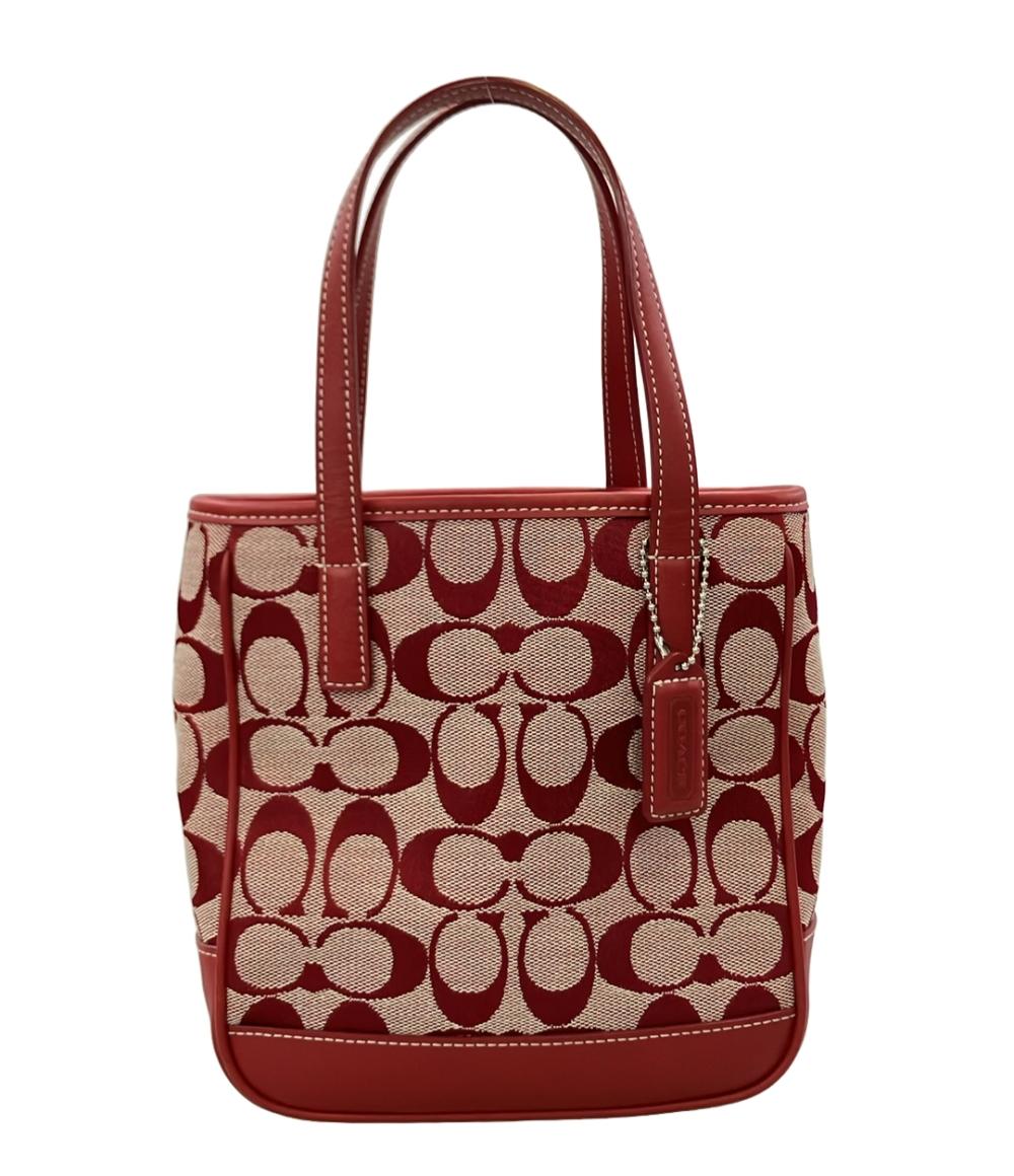 美品 COACH ハンドバッグ シグネチャー 6087 レディース コーチ