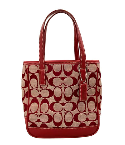 美品 COACH ハンドバッグ シグネチャー 6087 レディース コーチ