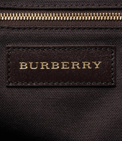 美品 BURBERRY ハンドバッグ トートバッグ ヘイマーケット レディース バーバリー