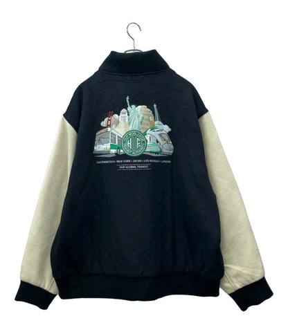 HUF スタジャン GLOBAL TRANSIT VARSITY JACKET FA25 JK00476 メンズ SIZE XXL ハフ
