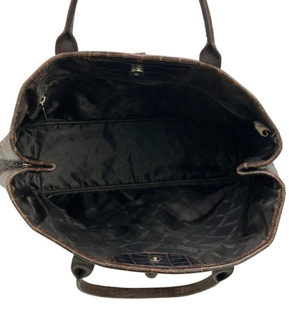 Longchamp トートバッグ クロコ型押し レディース ロンシャン