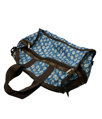 美品 LeSportsac 2way ボストンバッグ ショルダーバッグ 斜め掛け 花柄 レディース レスポートサック