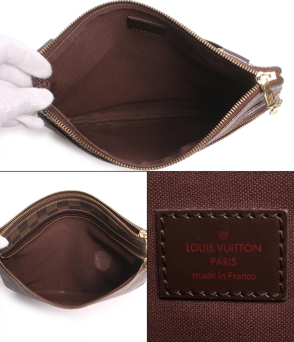 ルイヴィトン ショルダーバッグ ゴールド金具 ポシェット ボスフォール ダミエ エヌベ N51111 廃番 レディース LOUIS VUIT –  rehello by BOOKOFF