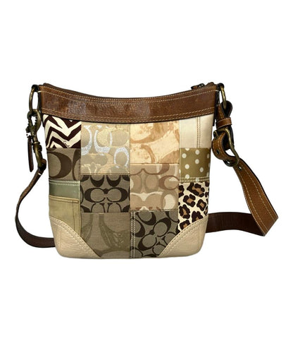 COACH ショルダーバッグ 斜め掛け シグネチャー パッチワーク 10812 レディース コーチ