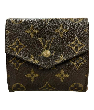 LOUIS VUITTON ダブルホック 二つ折り財布 モノグラム ポルトモネ ビエ M61660 レディース ルイ・ヴィトン