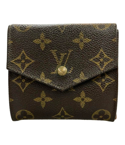 LOUIS VUITTON ダブルホック 二つ折り財布 モノグラム ポルトモネ ビエ M61660 レディース ルイ・ヴィトン