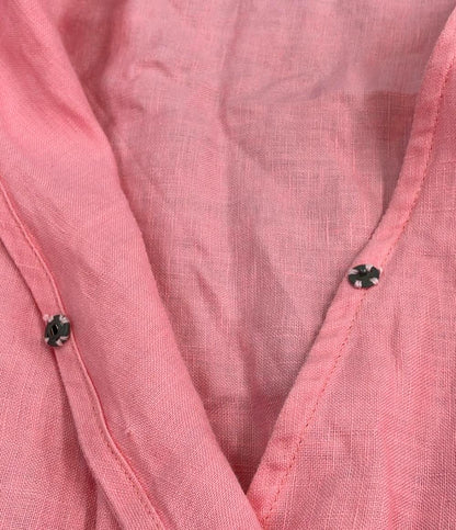 ツルバイマリコオイカワ 半袖リネンワンピース レディース SIZE F (M) Tsuru by Mariko Oikawa