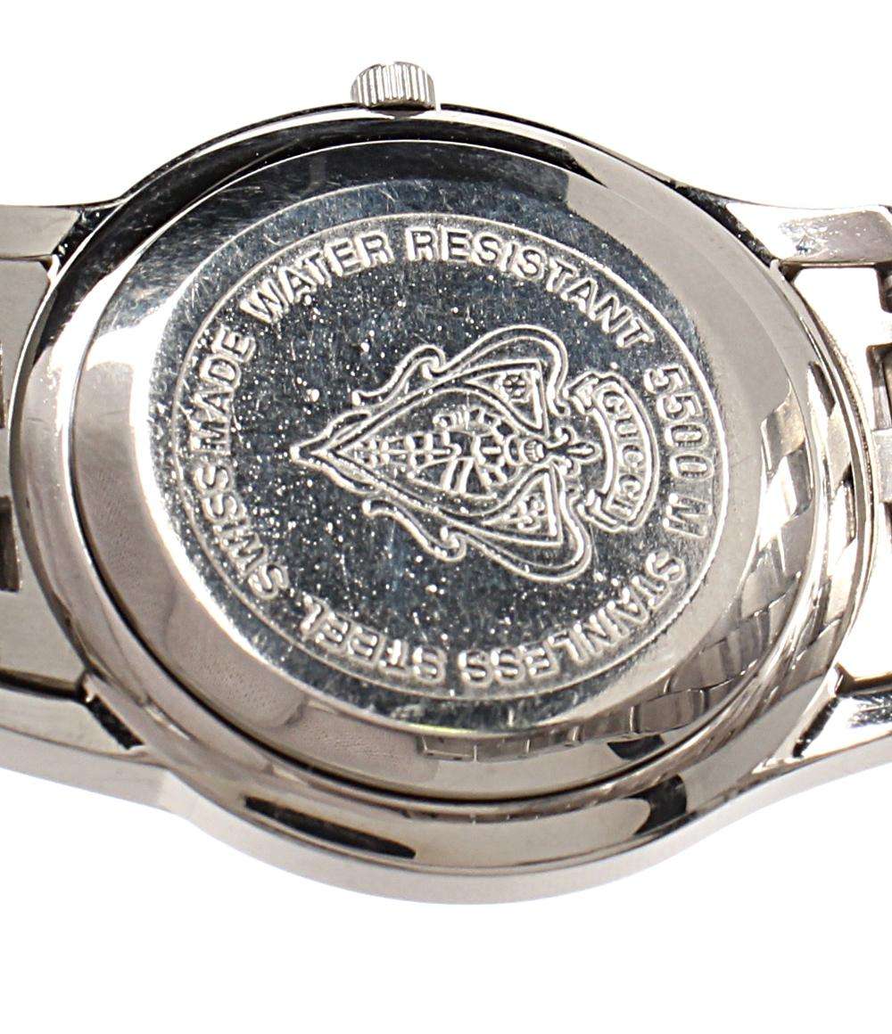 GUCCI 腕時計 クオーツ シルバー 5500M メンズ グッチ