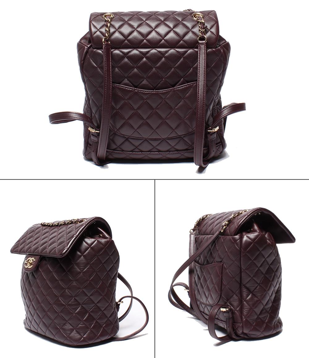 シャネル リュックサック バックパック ゴールド CHANEL マトラッセ ラム シャネル リュックサック バックパック ゴールド金具 マトラッセ