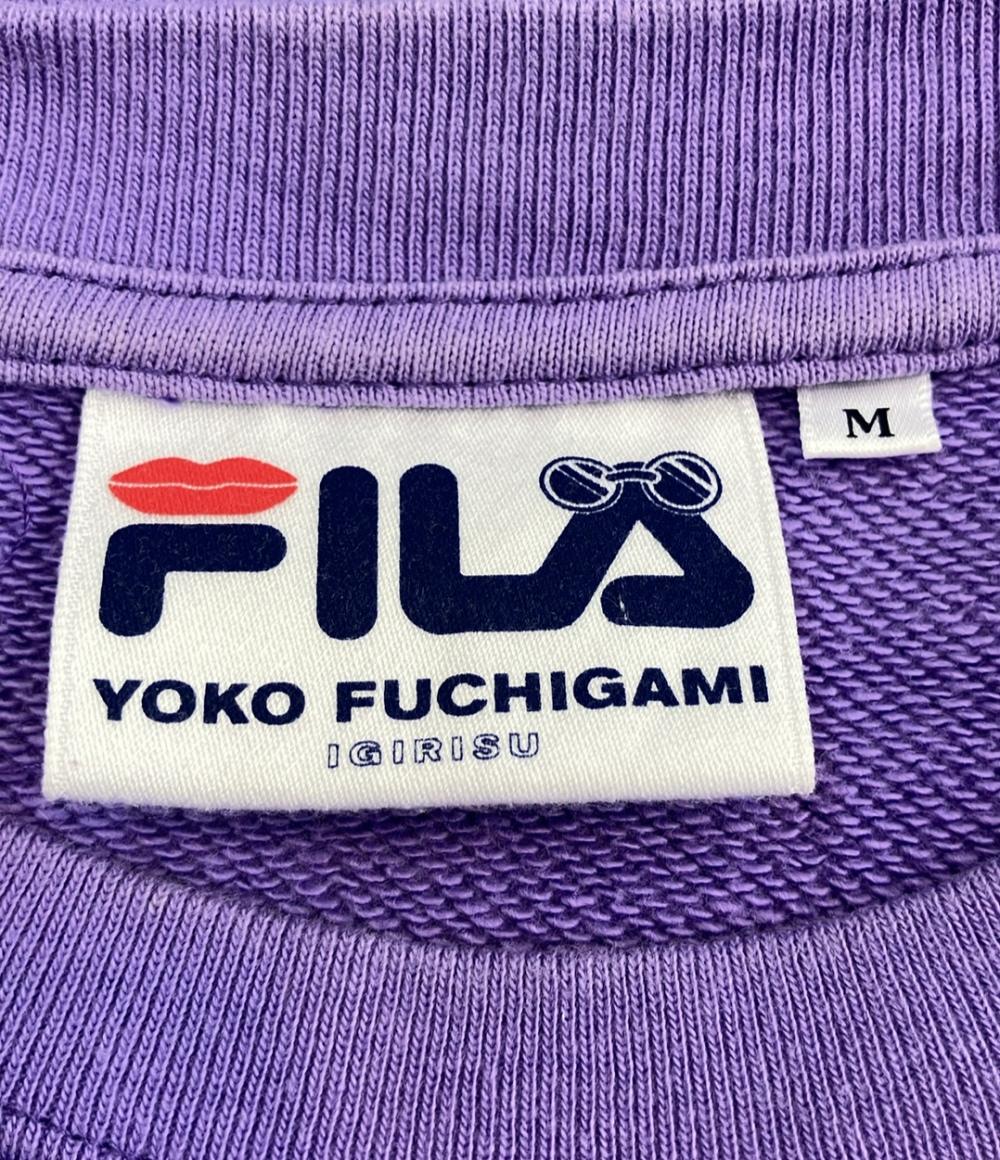 フィラ 長袖スウェット×YOKO FUCHIGAMI ユニセックス SIZE M (M) FILA