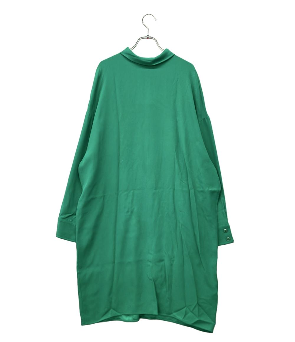 HERMES 長袖 シルクワンピース 17-7351 レディース SIZE 40 (M) エルメス