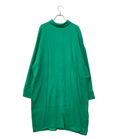 HERMES 長袖 シルクワンピース 17-7351 レディース SIZE 40 (M) エルメス