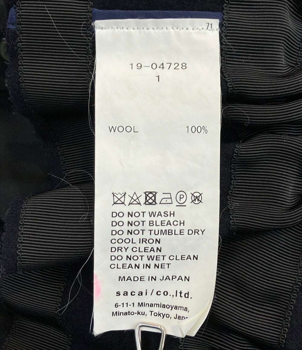 Sacai ドッキング ビスチェ シャツワンピース 19-04728 レディース SIZE 1 サカイ