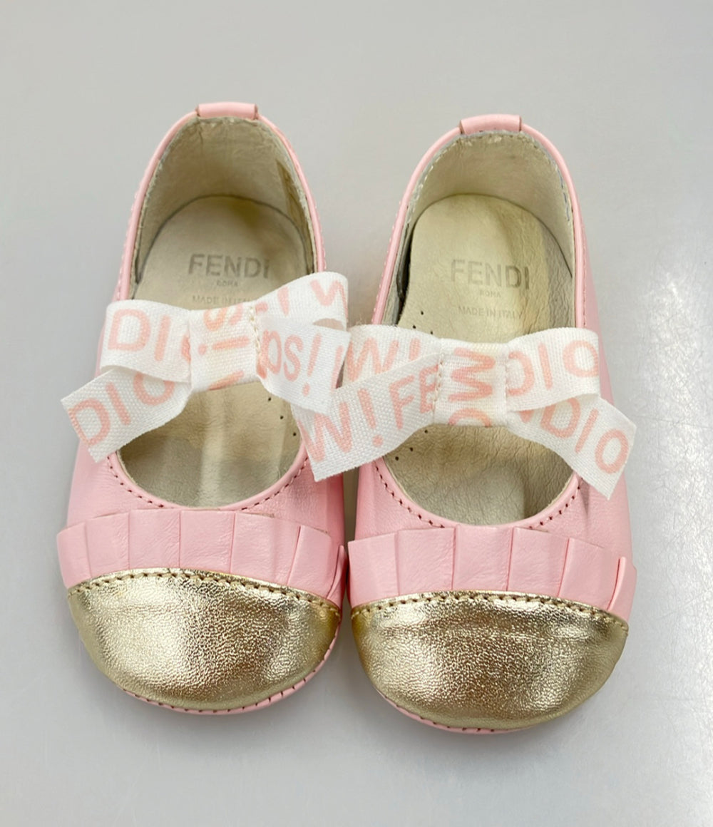 美品 FENDI バレエシューズ ベビー SIZE 18 フェンディ