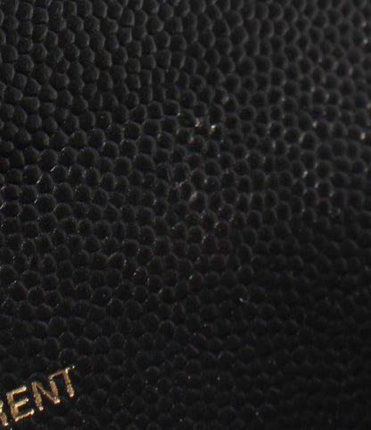 美品 SAINT LAURENT PARIS モノグラムスモールエンベロープウォレット ミニ財布 レディース サンローランパリ