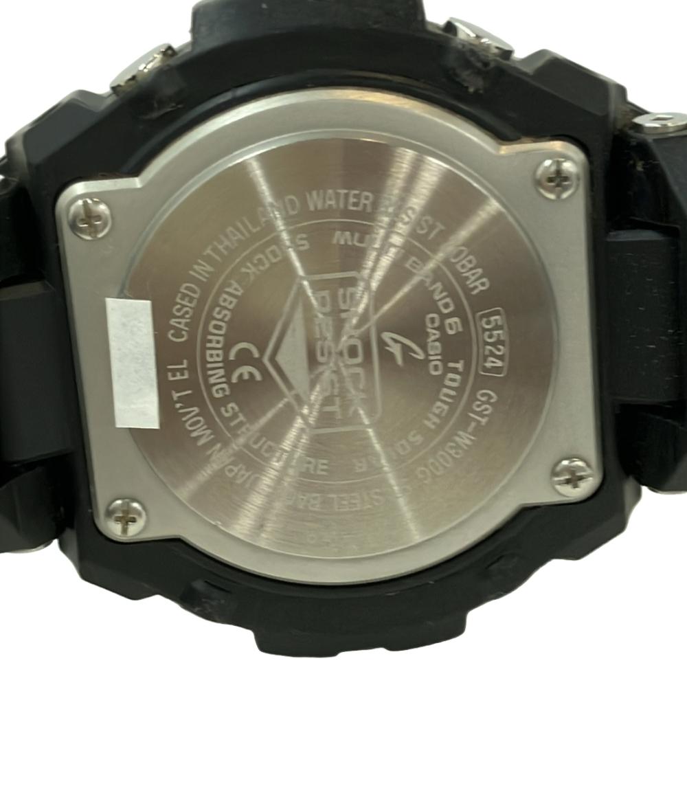 CASIO 腕時計 G-SHOCK ソーラー ブラック GST-W300G メンズ カシオ