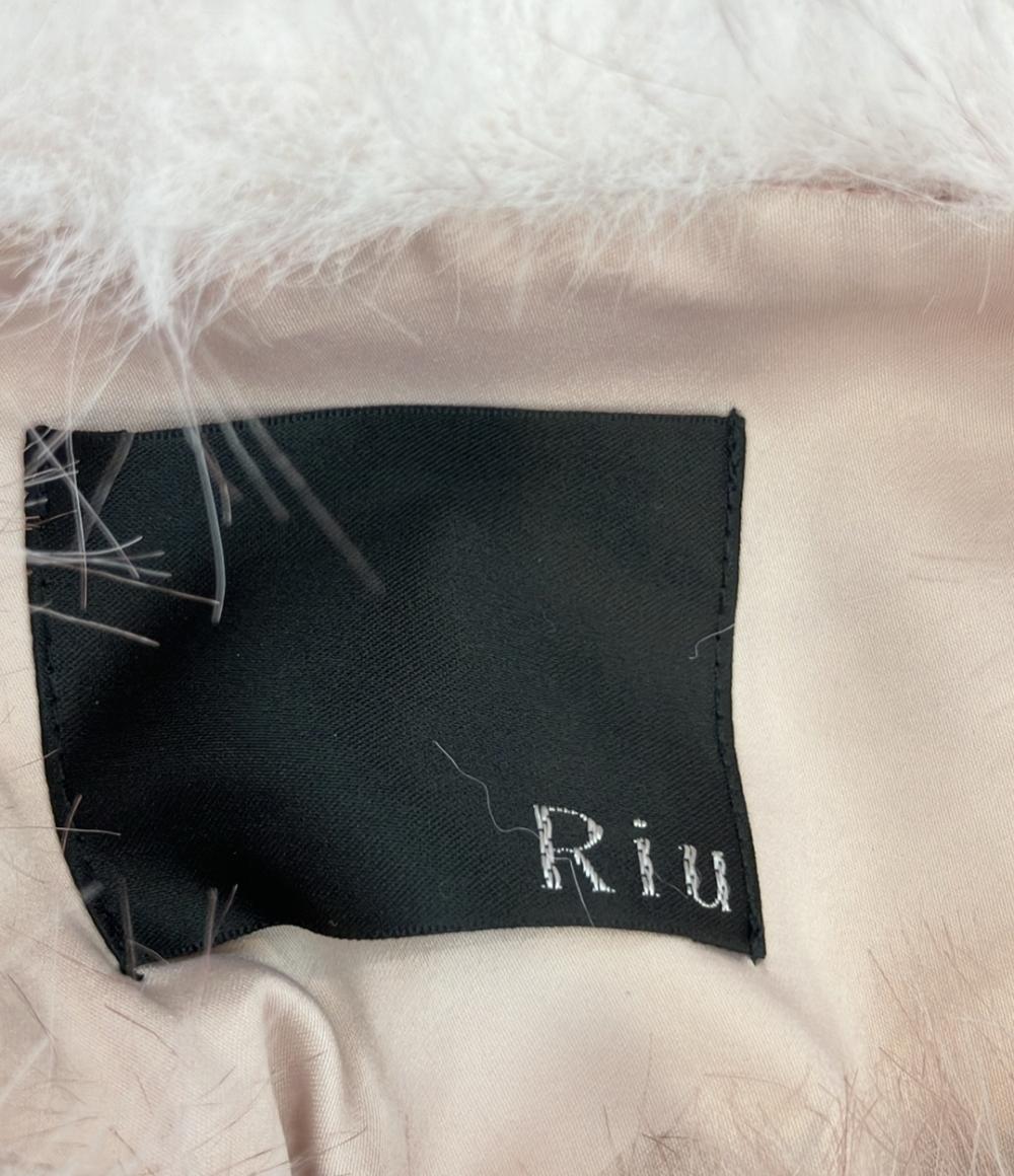 Riu ノーカラーコート short coat レディース SIZE F (M) リウ