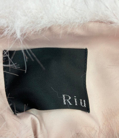 Riu ノーカラーコート short coat レディース SIZE F (M) リウ