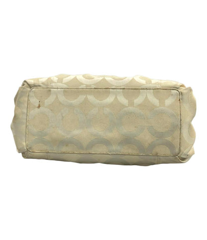 コーチ トートバッグ ショルダーバッグ 肩掛け キャンバス レザー オプアート 13441 レディース COACH