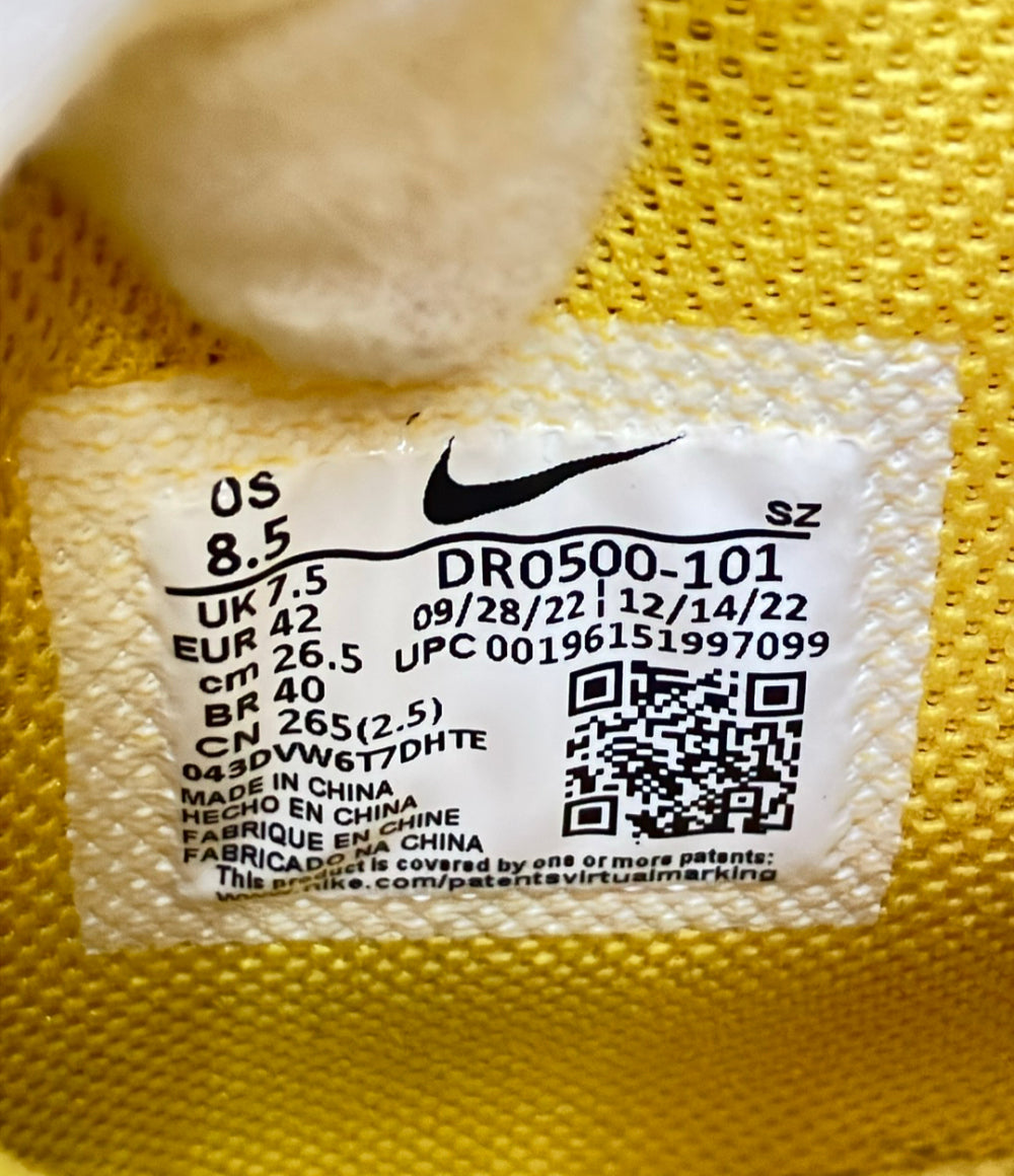 NIKE OFF-WHITE ミッドカットスニーカー AIR FORCE 1 MID SP LTHR DR0500-101 メンズ レディース SIZE 26.5 ナイキ オフホワイト