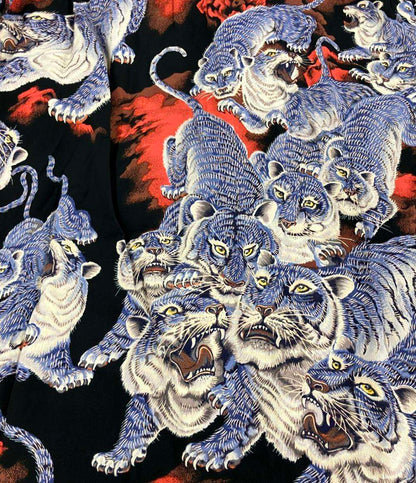 カラカウア×サンサーフ 百虎 アロハシャツ メンズ SIZE L KALAKAUA × SUN SURF