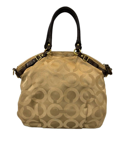 COACH 2WAY ハンドバッグ ショルダーバッグ 斜め掛け オプアート 18649 レディース コーチ