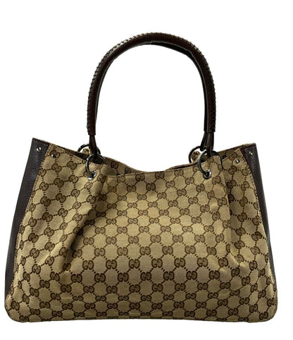 GUCCI トートバッグ ショルダーバッグ 肩掛け GGキャンバス 115015 002058 レディース グッチ