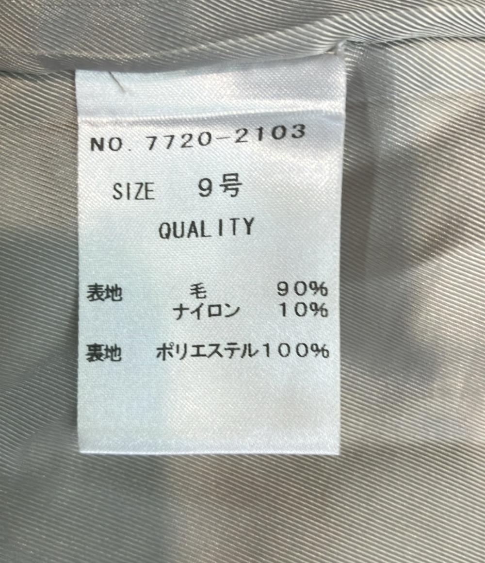 訳あり アーガ ノーカラーコート レディース SIZE 9号 (M) Aga