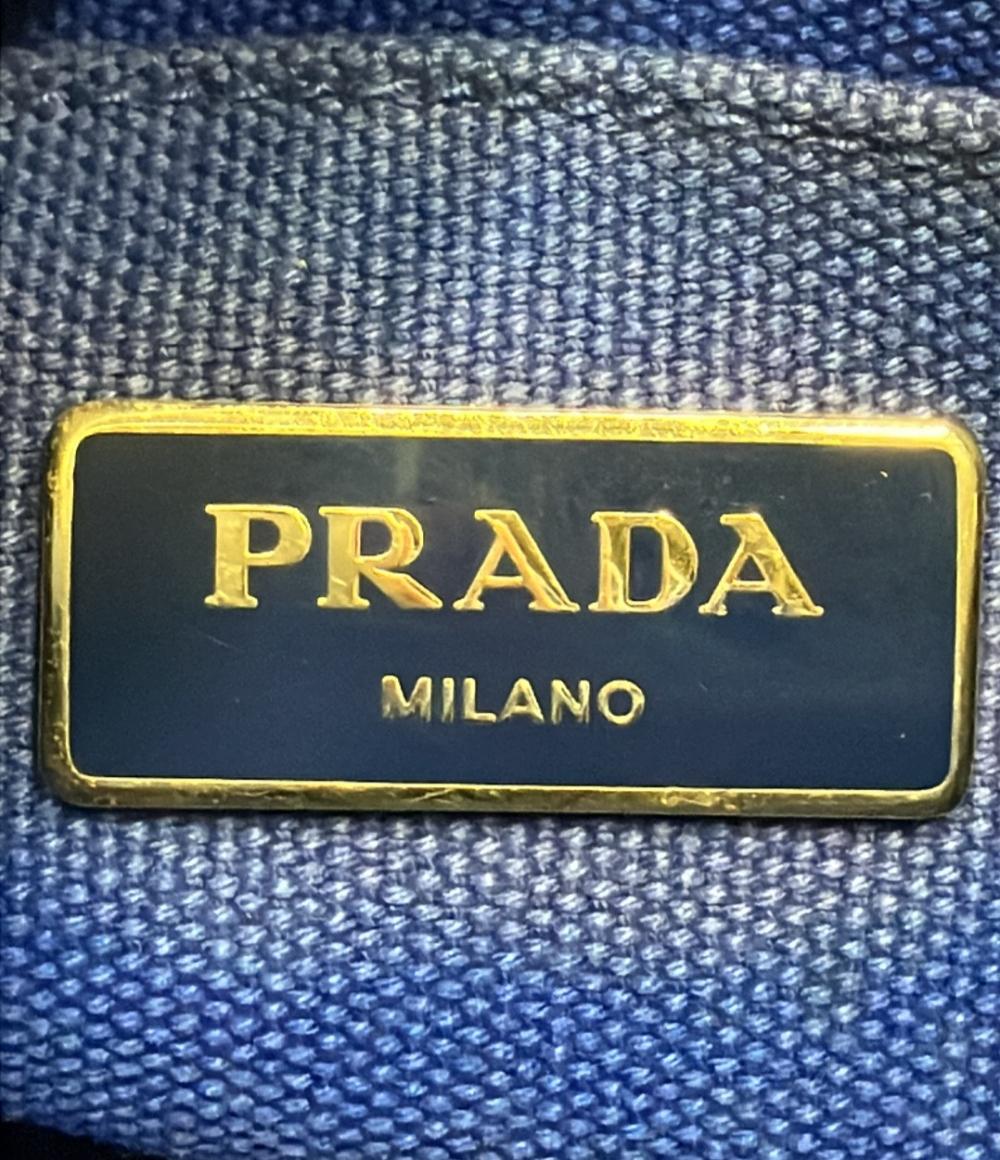 PRADA 2WAY ハンドバッグ ショルダーバッグ 斜め掛け カナパ レディース プラダ