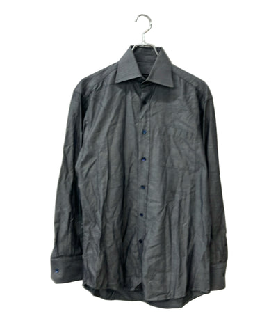 GUCCI 長袖シャツ ヘンリーボーン 303-0341-2134 メンズ SIZE 38 グッチ